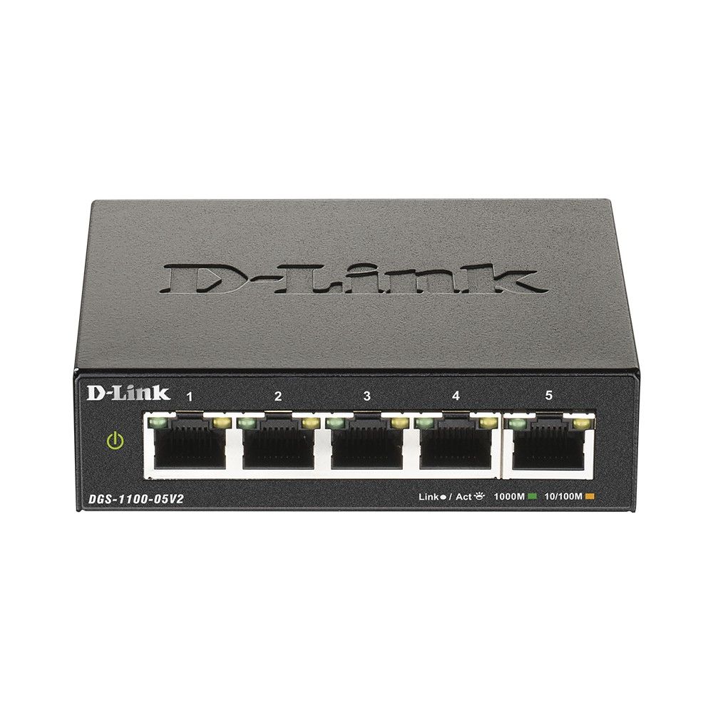 D-LinkDGS-1100-05V2A1AНастраиваемыйL2коммутаторс5портами10-100-1000Base-T