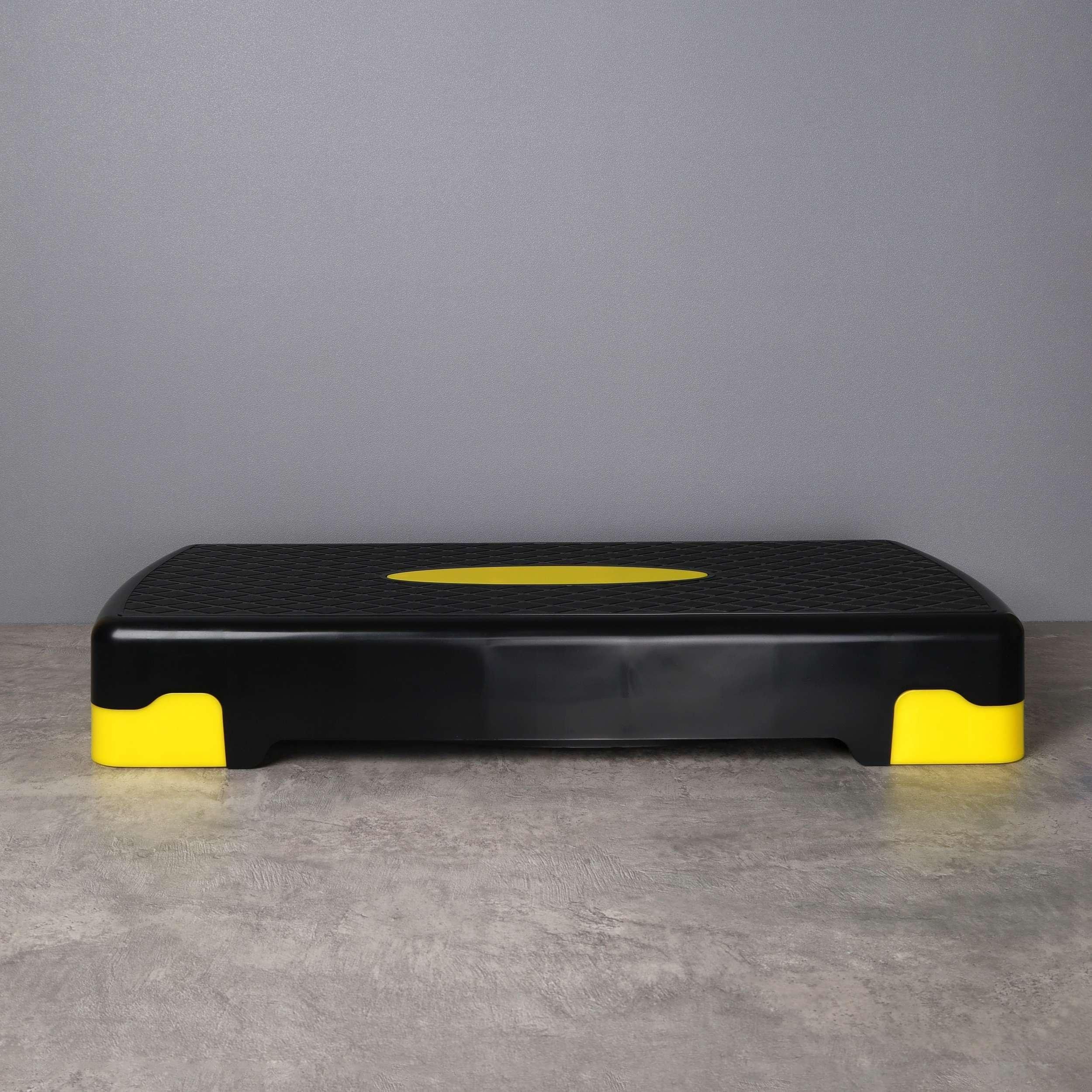 Степ платформа для фитнеса Woohooo StepFit S1 68х28х11(15) см, желтая Степ платформа для фитнеса Woohooo StepFit S1 68х28х11(15) см, желтая