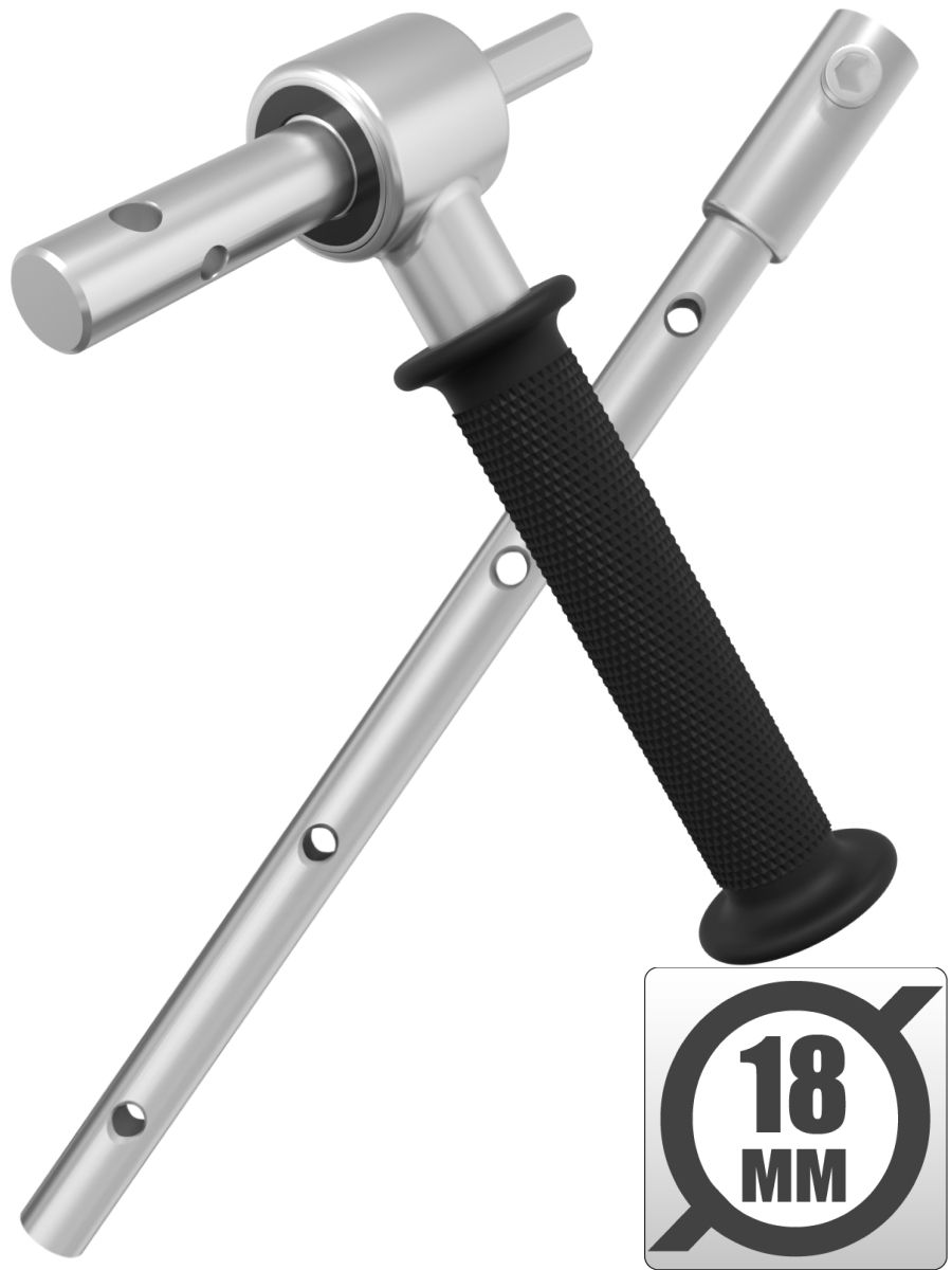 Адаптердляледобураподшуруповерт18мм-сподшипникомиудлинителемдляледобуровТонарНероMoraIce