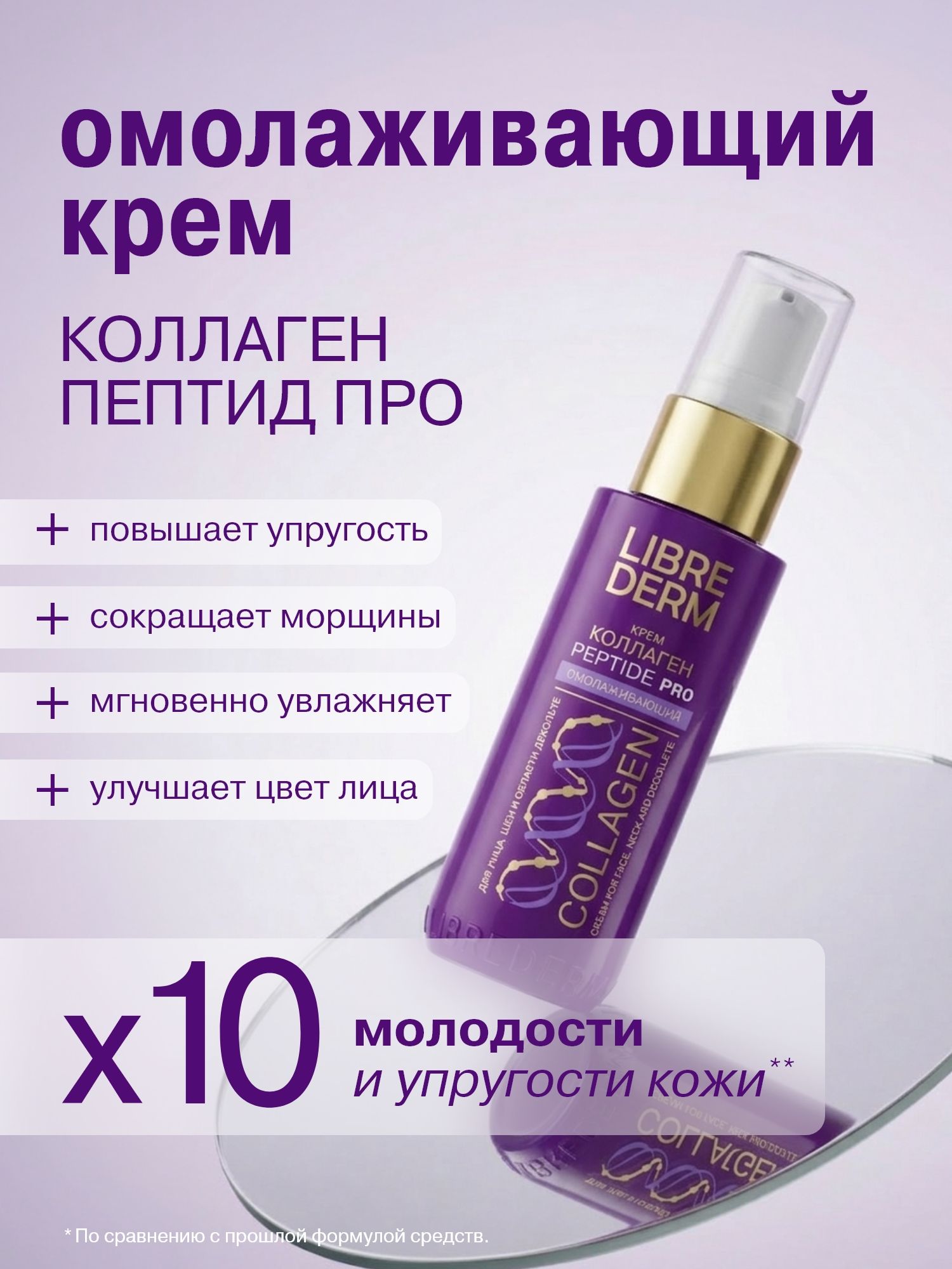 LIBREDERM Крем для лица Коллаген омолаживающий с пептидами 50 мл