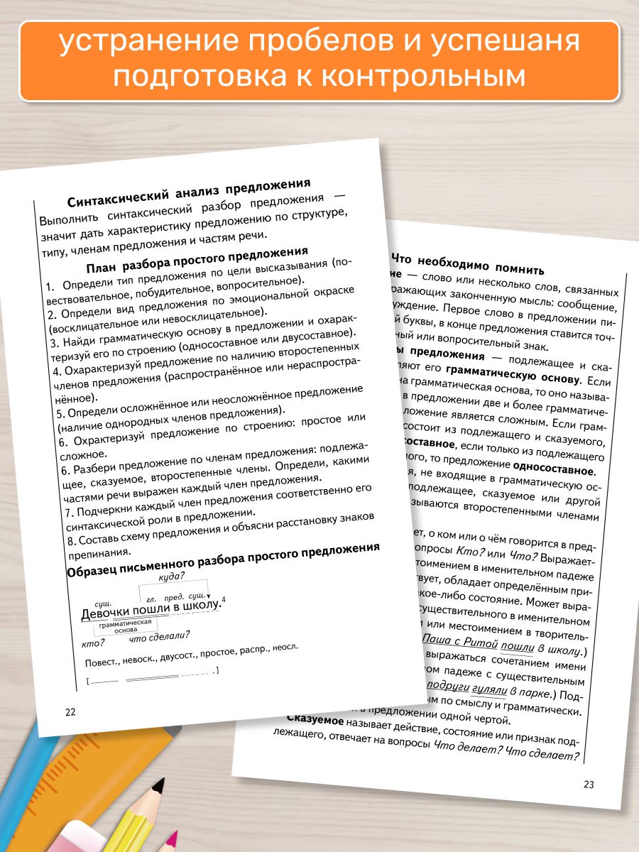 Планы всех видов разборов с примерами: фонетический, морфологический, по составу, синтаксический. С примерами Для детей 8-11 лет | Russian Language VPR Assessment Materials with Answers - Ozon image 3