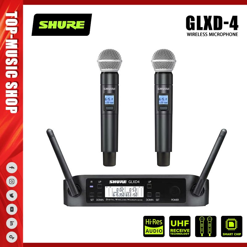 Shure Микрофон универсальный GLXD4, черный #1