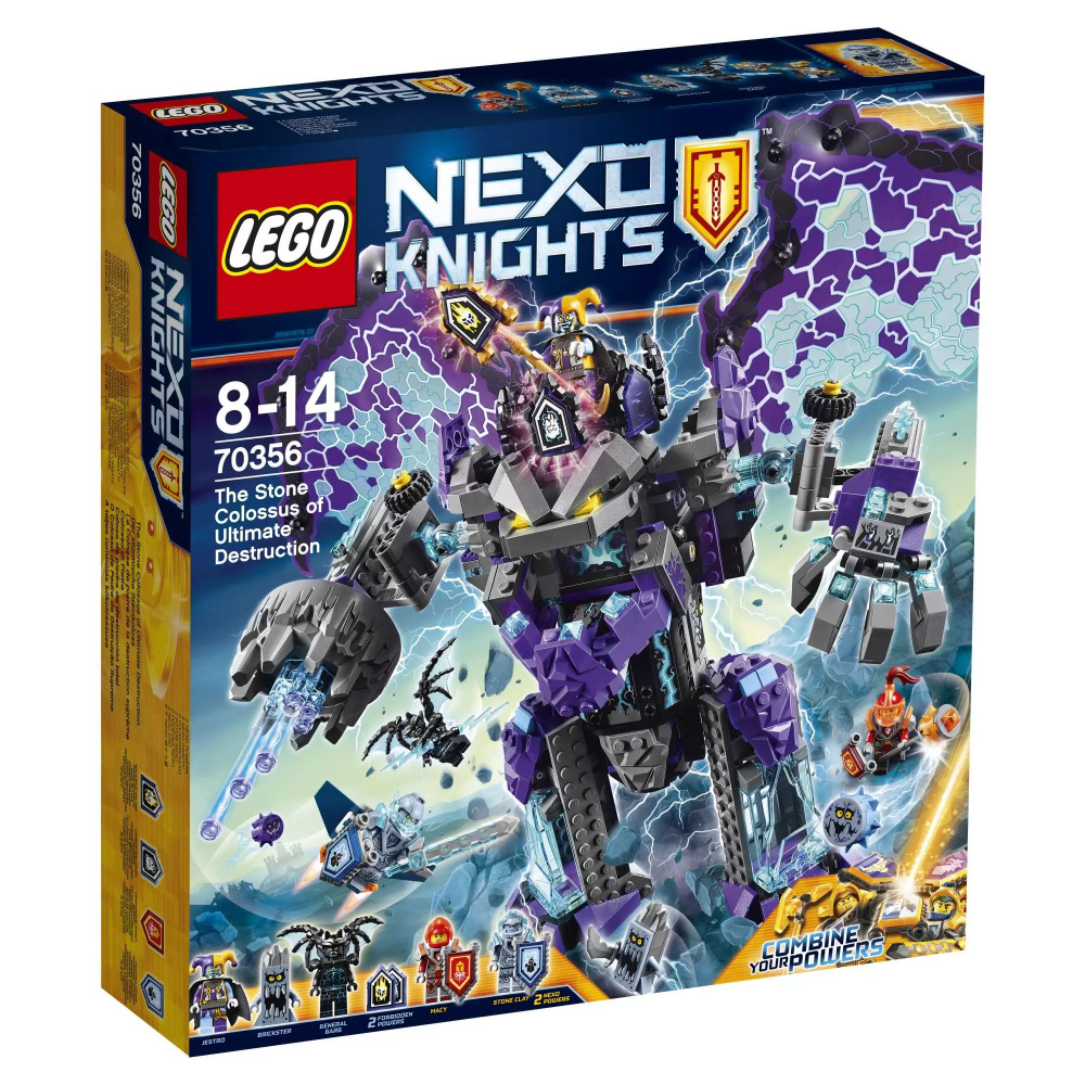 Конструктор LEGO Nexo Knights 70356 The Stone Colossus of Ultimate  Destruction