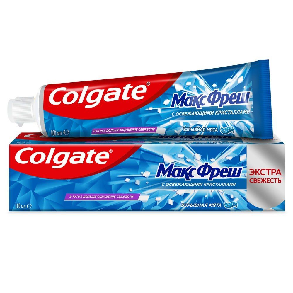 Зубная паста COLGATE МАКС ФРЕШ Взрывная мята 100мл #1