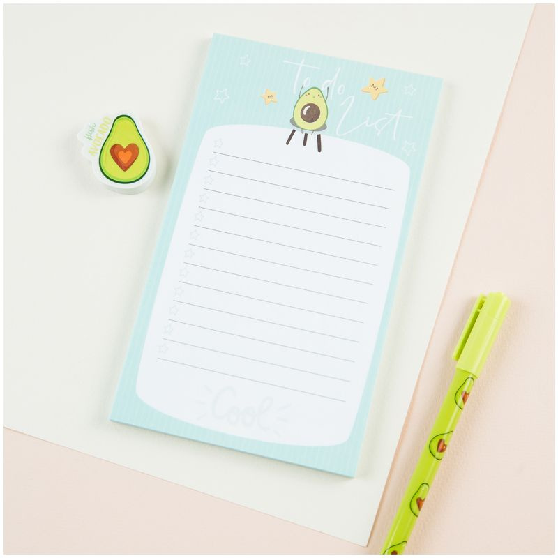 Блок для записей (To Do list) MESHU "Avocado", 10*17*0.6см, 50л., на склейке  #1