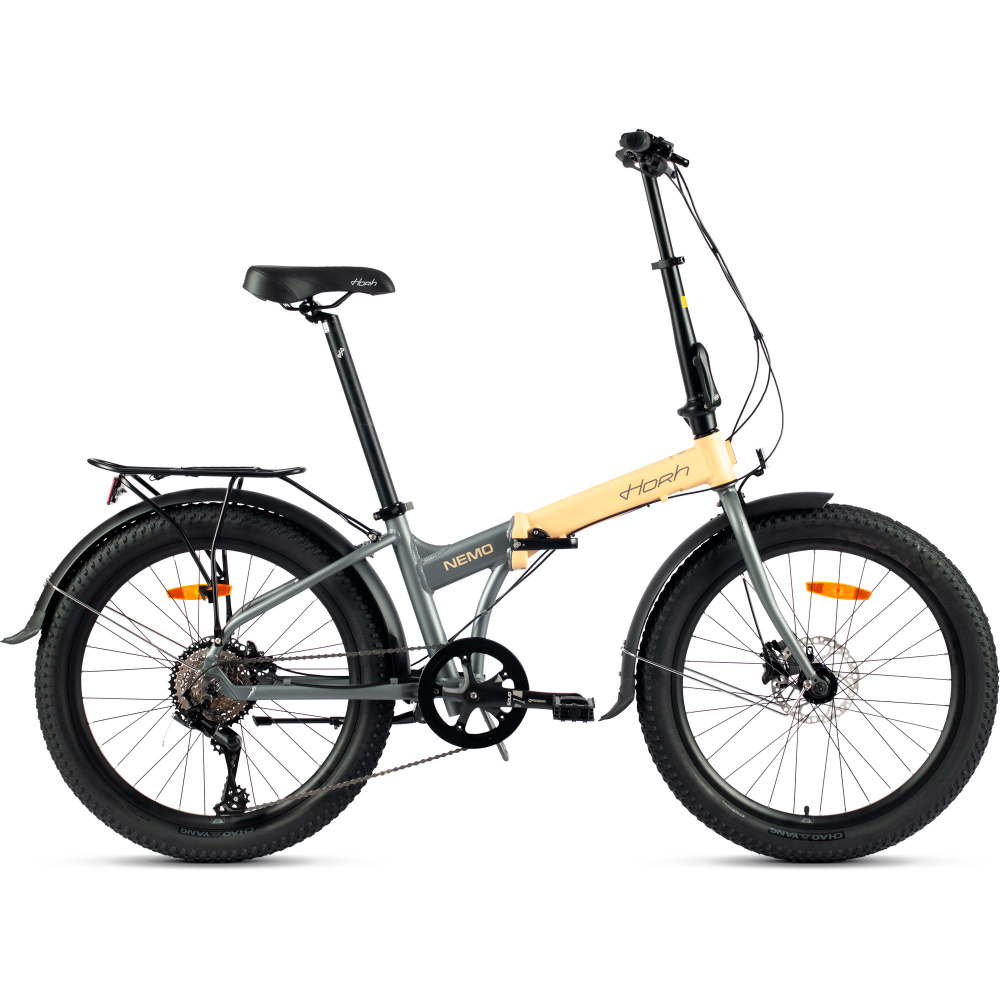 Велосипед складной HORH NEMO 24" (2024), ригид, складная рама, взрослый ...