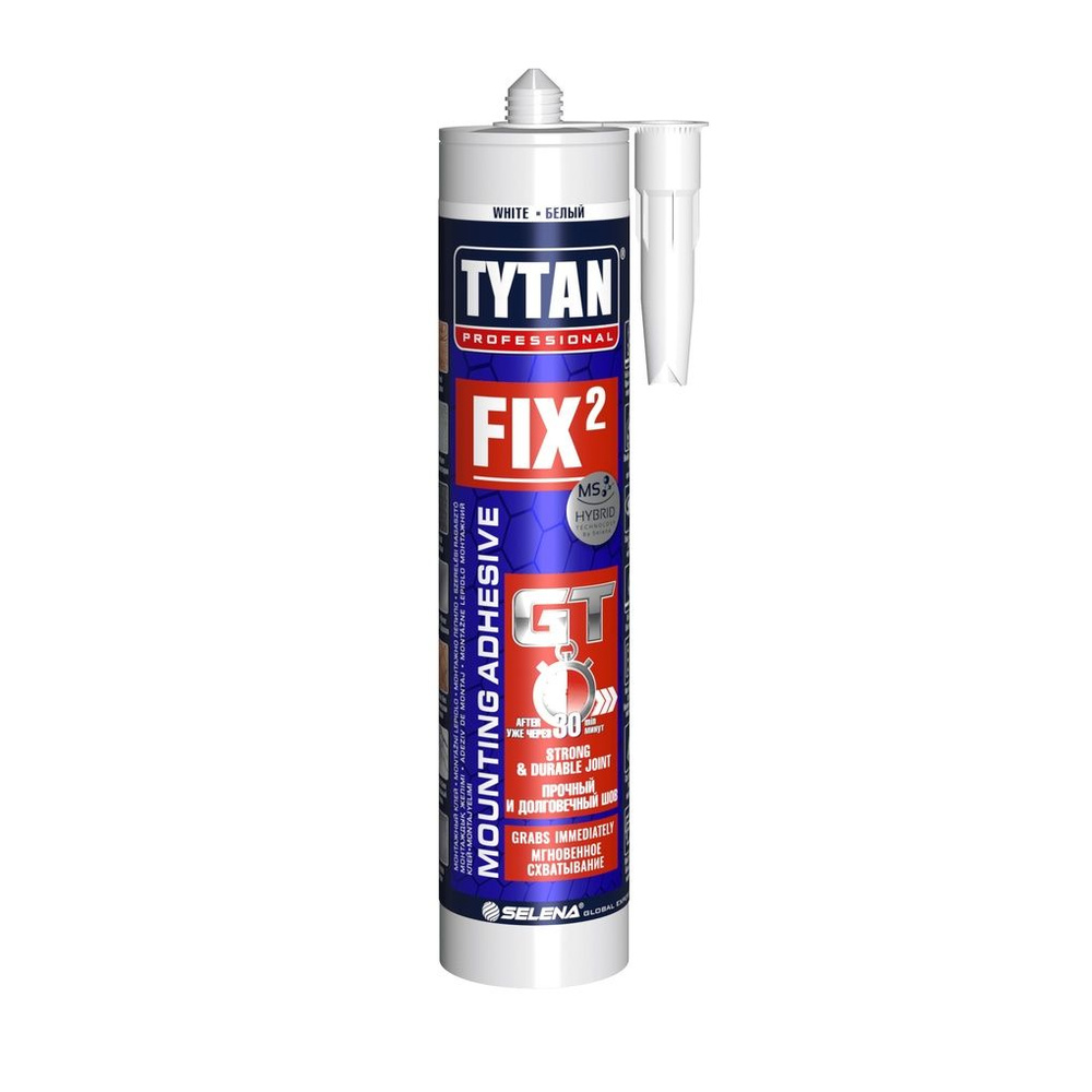 Клей гибридный, мгновенная схватка Tytan Professional Fix2 GT (290мл)  #1