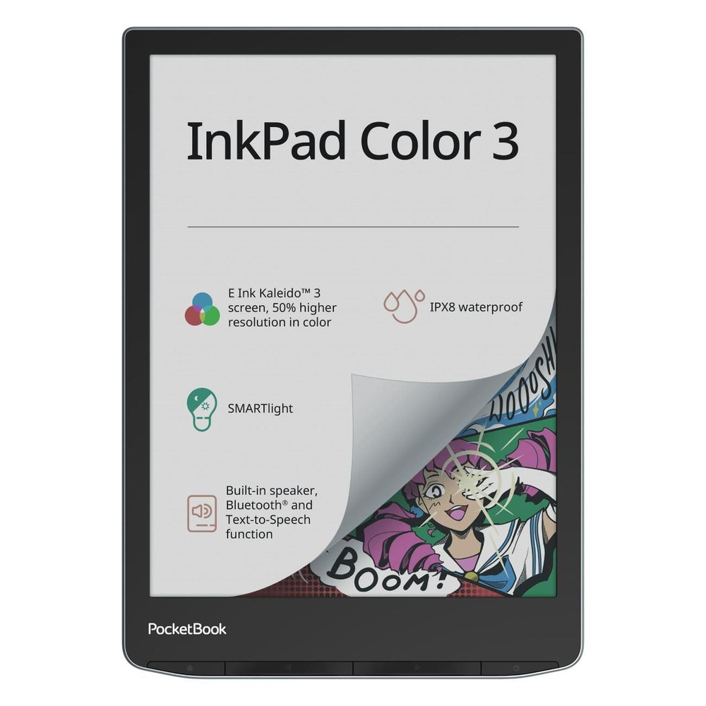 Pocketbook 7.8" Электронная книга InkPad Color 3, серый #1