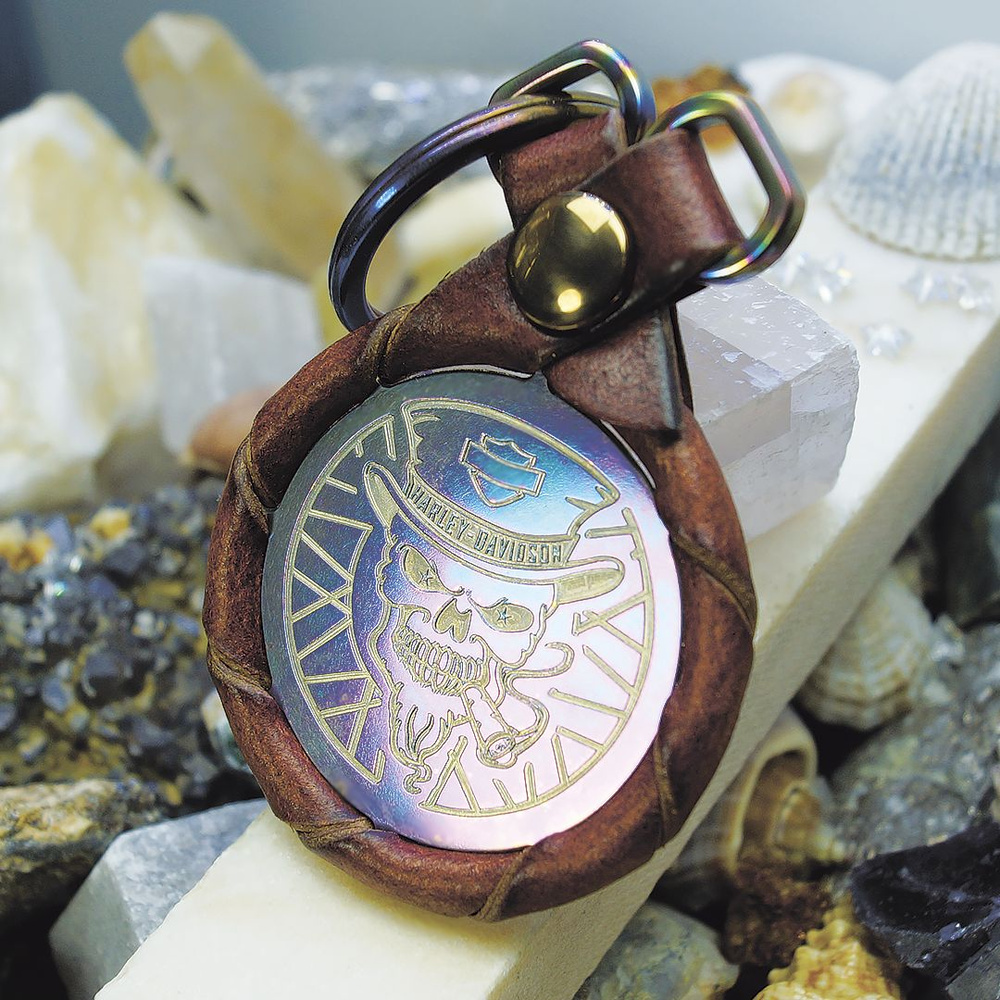 Титановый брелок Харлей Дэвидсон - купить с доставкой по выгодным ценам ...