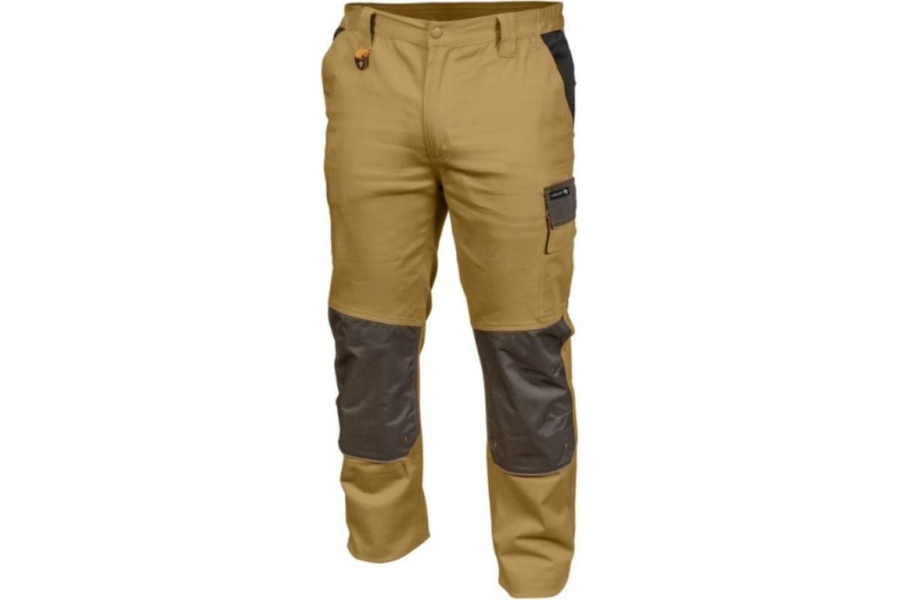 Рабочие штаны HOEGERT TECHNIK EDGAR бежевые, размер M HT5K276-1-M #1