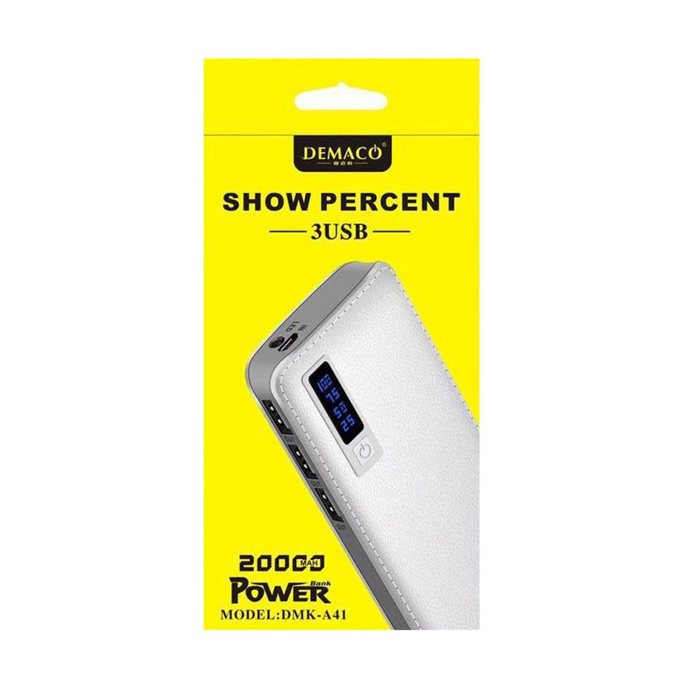 Внешний аккумулятор (Power Bank) Demaco Power Bank DMK-A41 - купить по  выгодным ценам в интернет-магазине OZON (1461692941)