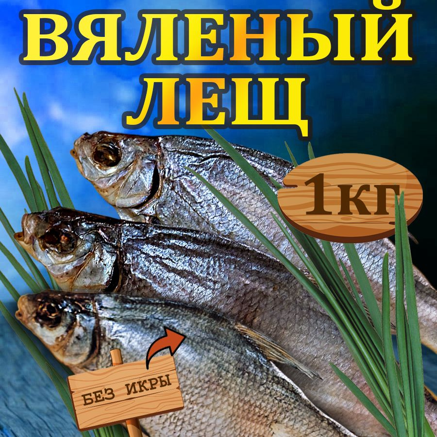 Рыба вяленая РЫБА ЕСТЬ лещ Астраханский 1 кг - купить с доставкой по  выгодным ценам в интернет-магазине OZON (1235853505)