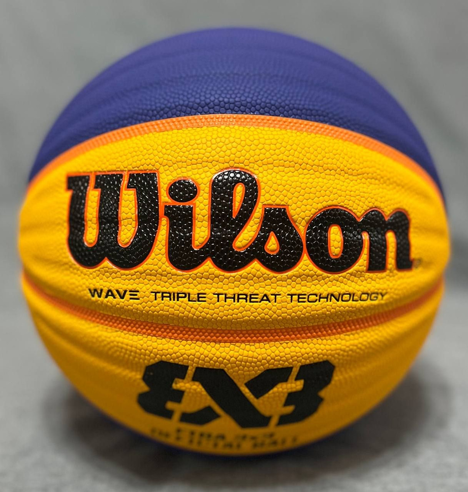 Мяч баскетбольный Wilson FIBA 3x3 OFFICIAL BALL. Outdoor, 6 размер, синий,  оранжевый купить по выгодной цене в интернет-магазине OZON (1468002258)