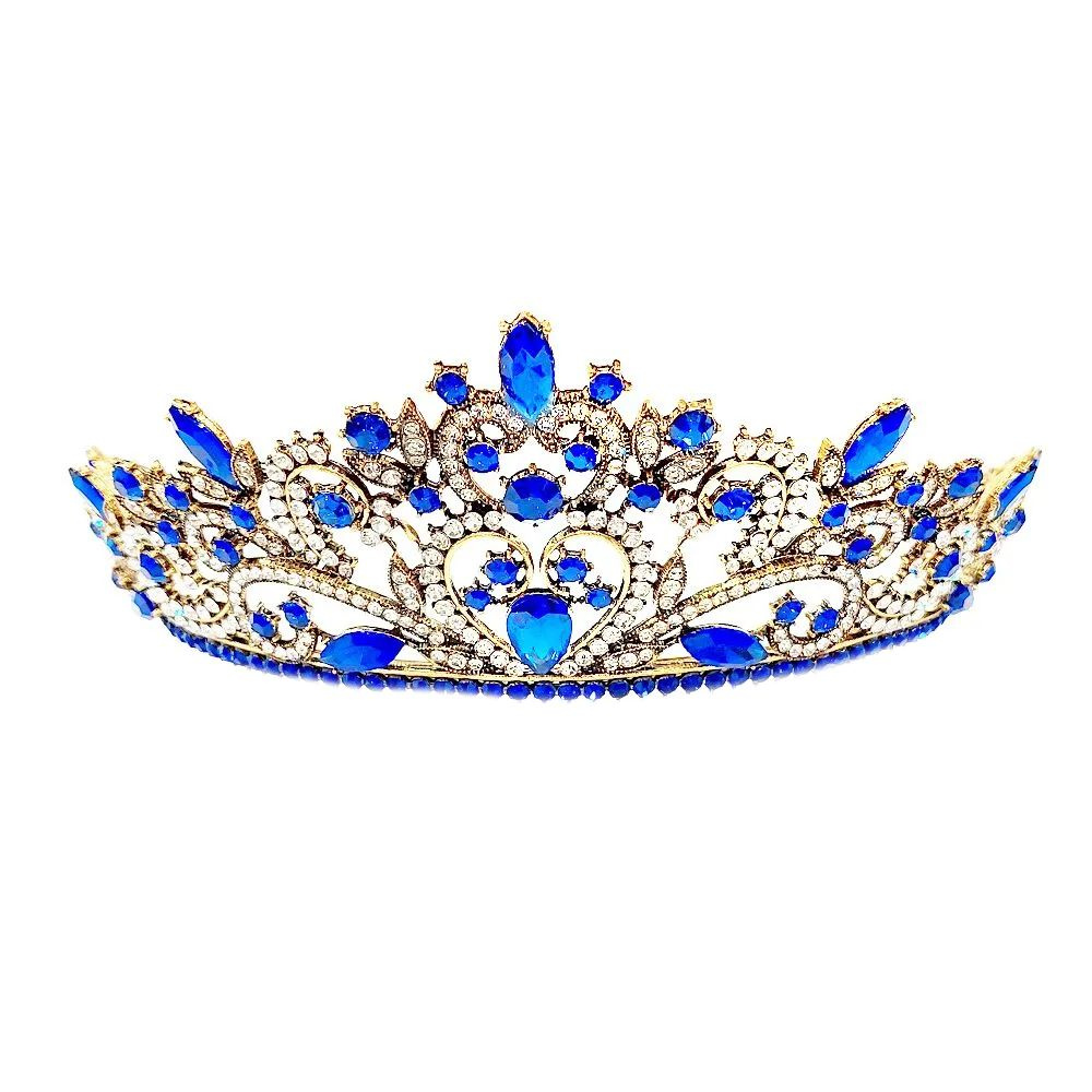 Диадема для волос "Королева", синия - купить с доставкой по выгодным ...