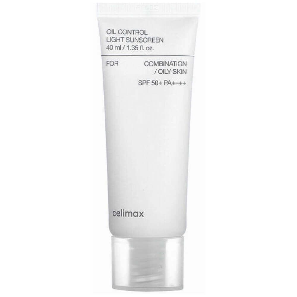 Себорегулирующий лёгкий солнцезащитный крем Celimax Oil Control Light ...