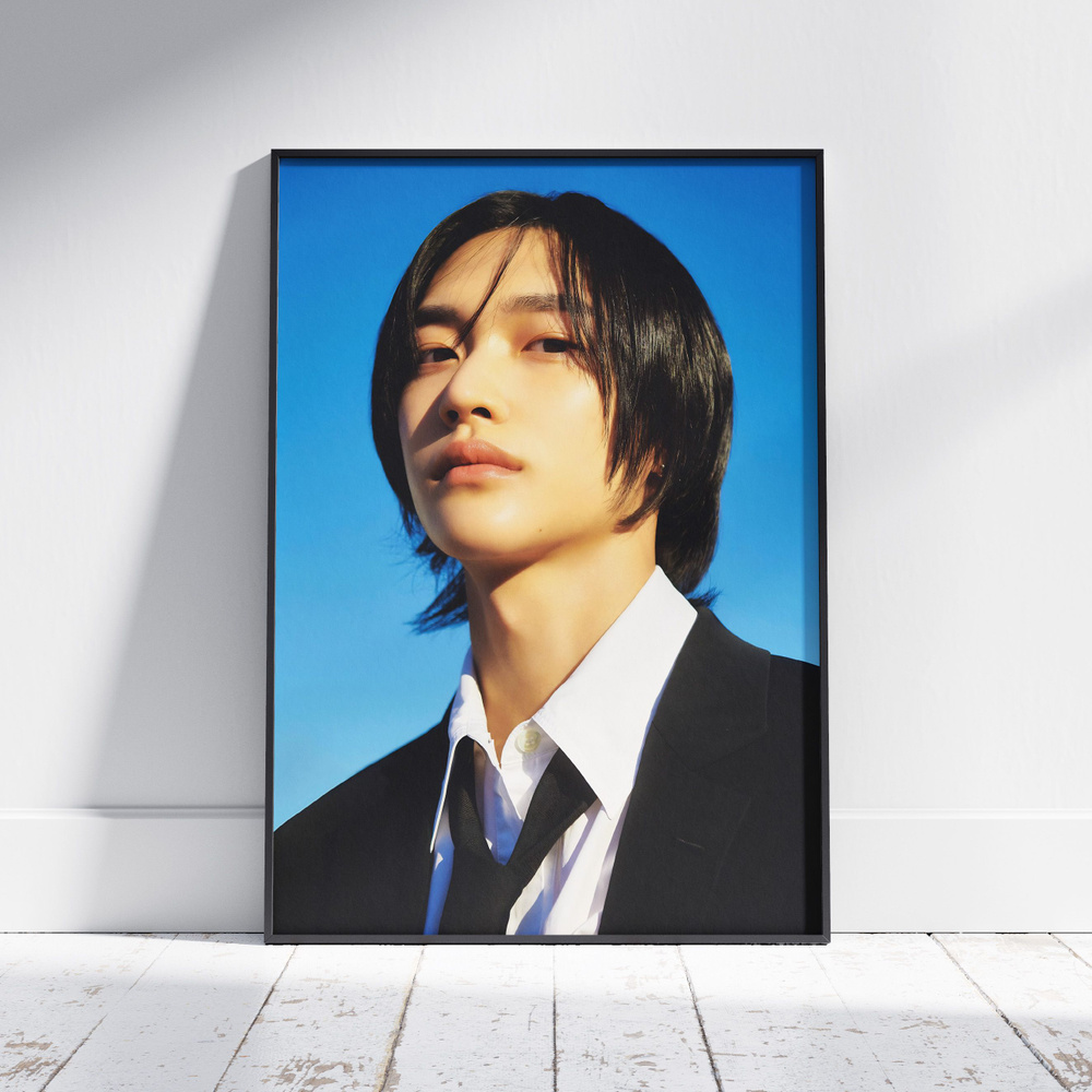 Плакат на стену для интерьера K-POP (RIIZE - Вонби - Wonbin 1) - Постер по КПОП музыке формата А4 (21x30 #1