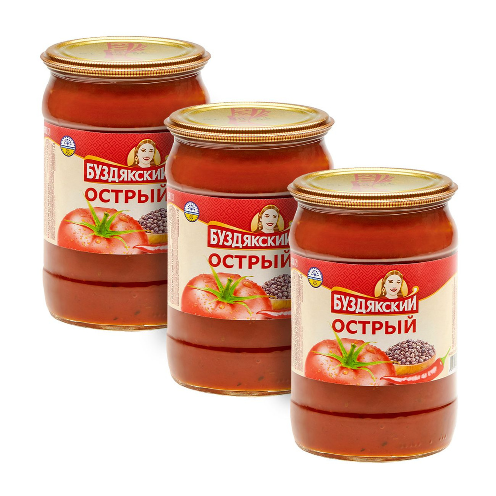 Соус томатный Буздякский острый, 670г х 3шт - купить с доставкой по ...