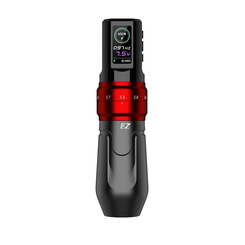 Тату машинка беспроводная EZ P3 Pro Wireless Battery Tattoo Pen Machine  Matte Red 1 Power Bolt - купить с доставкой по выгодным ценам в  интернет-магазине OZON (1509317496)