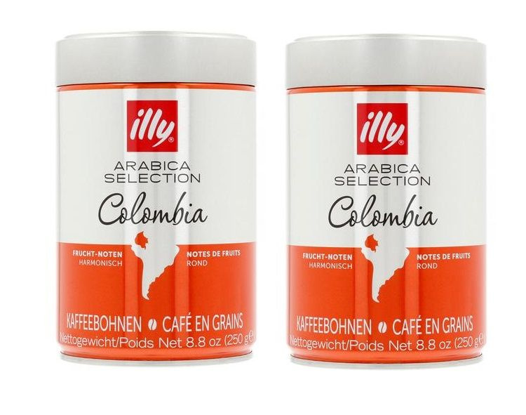 Кофе в зернах illy Colombia selection , 250г 2 штуки #1