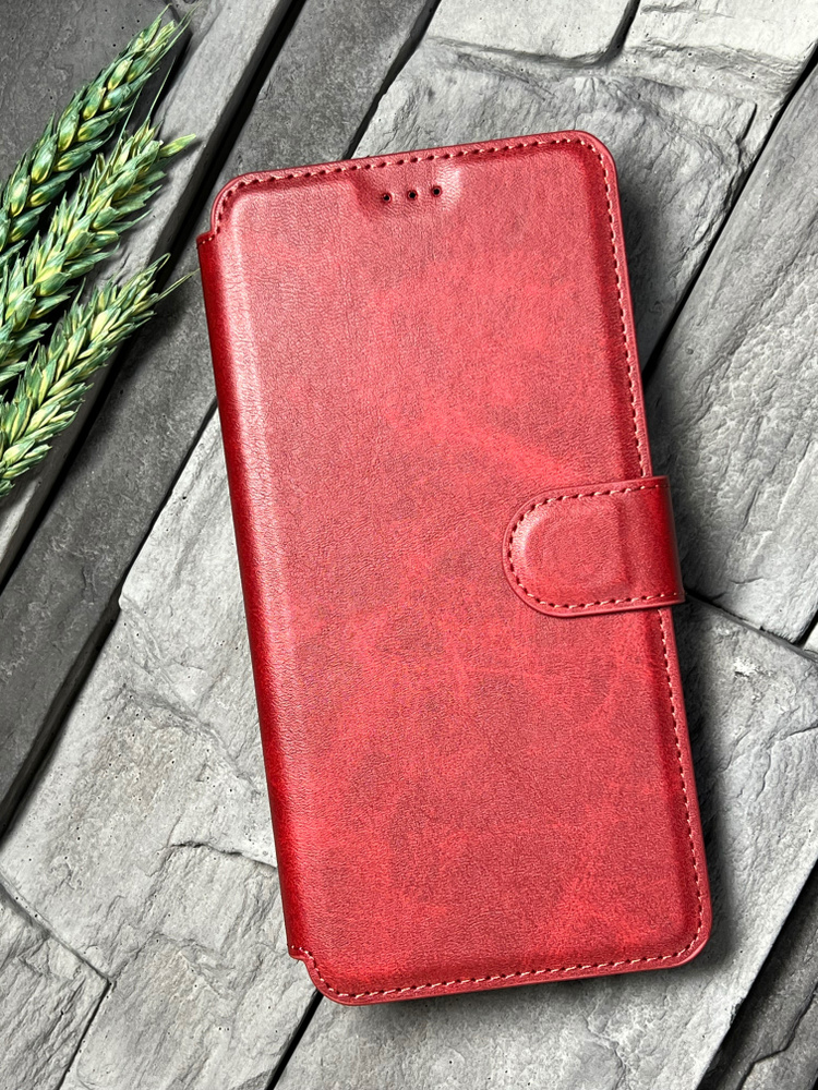 Чехол книжка для Honor 9X / Huawei P Smart Z кожаный с магнитной ...