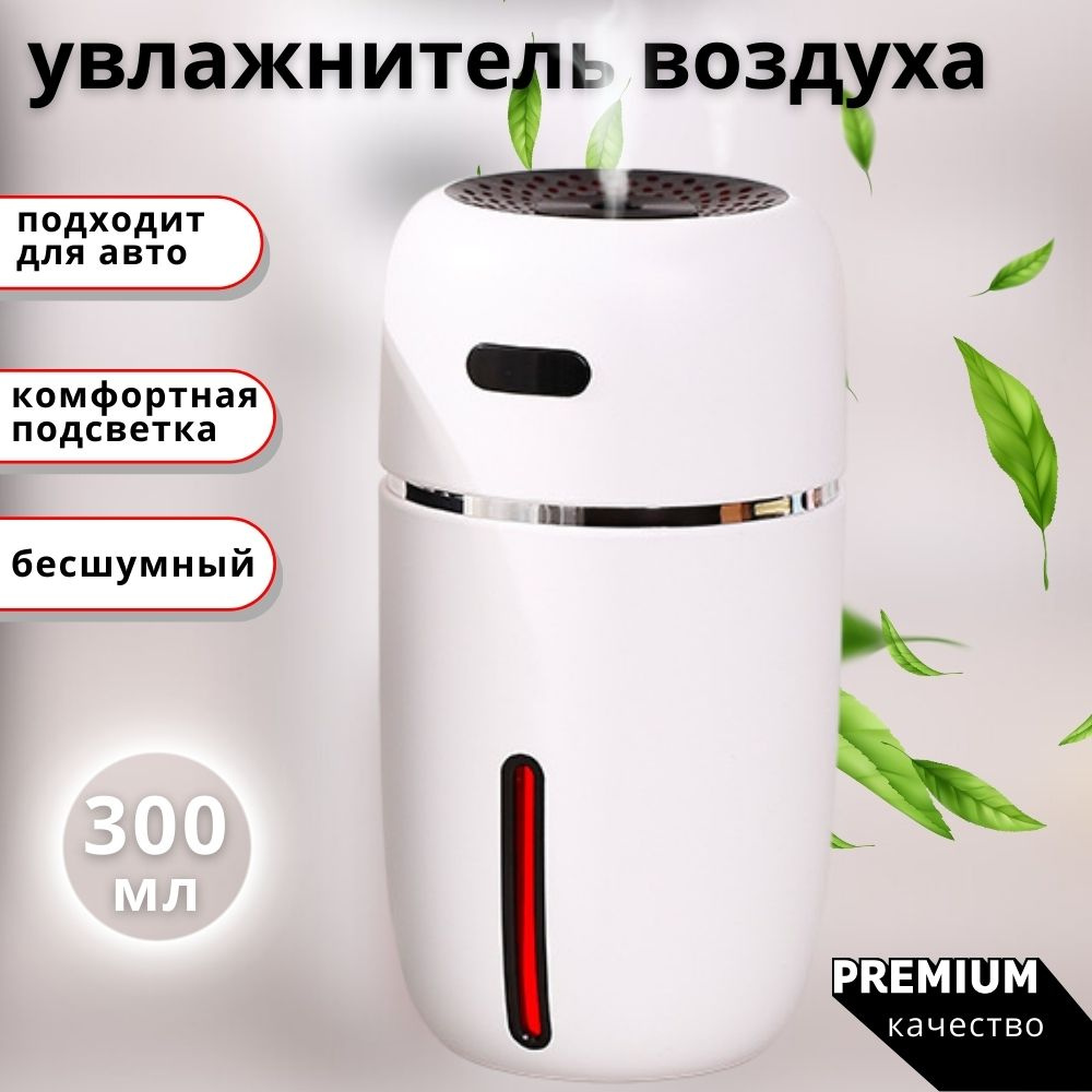 H2O Humidifier Увлажнитель воздуха автомобильный, 2 Вт - купить с доставкой  по выгодным ценам в интернет-магазине OZON (1517288431)