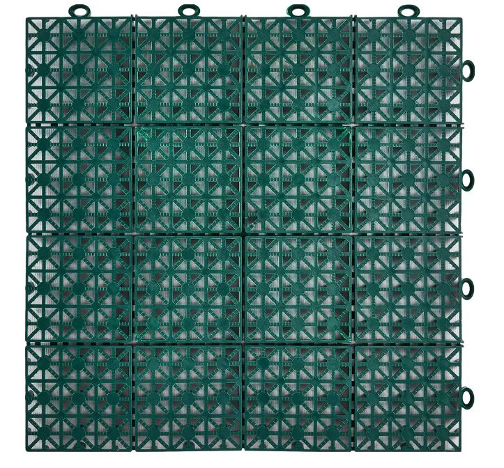 Газонная решетка Pol Piast 30х30х1,1см 9 шт 0.81м цвет зеленый #1
