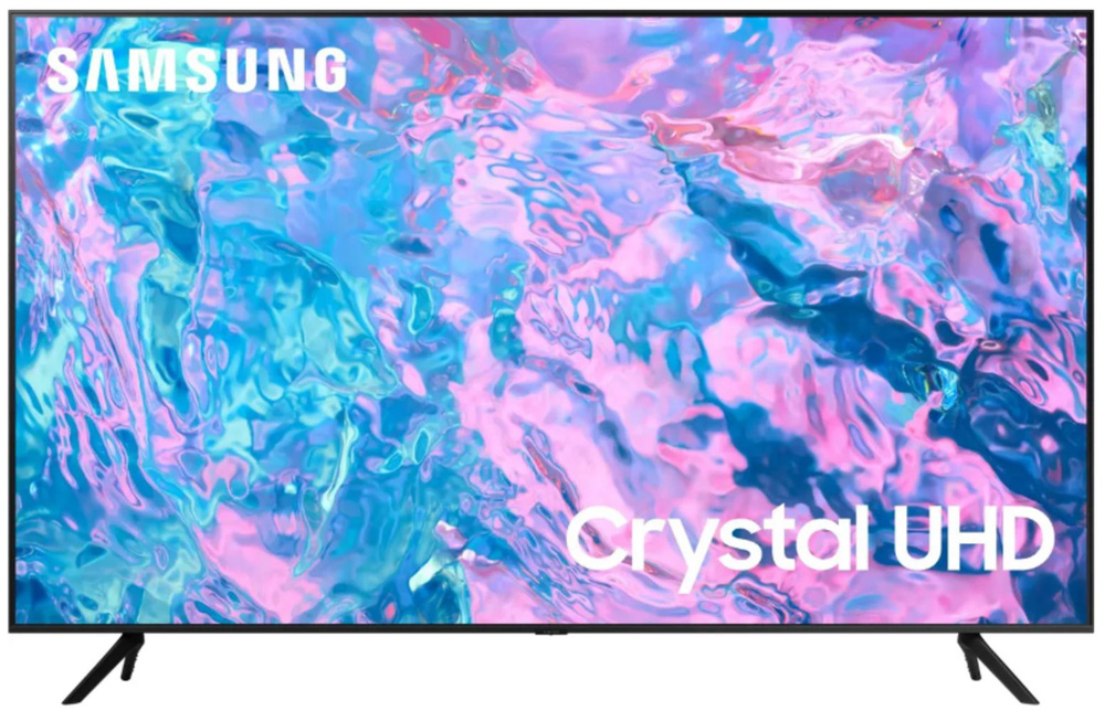 Samsung Телевизор UE43CU7100UXRU 43" 4K HDR, черный #1
