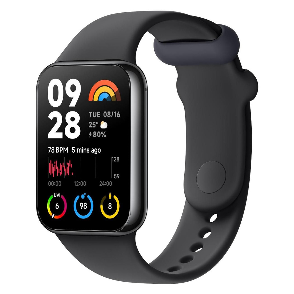 Фитнес-трекер Xiaomi Smart Band 8 Pro, Black #1