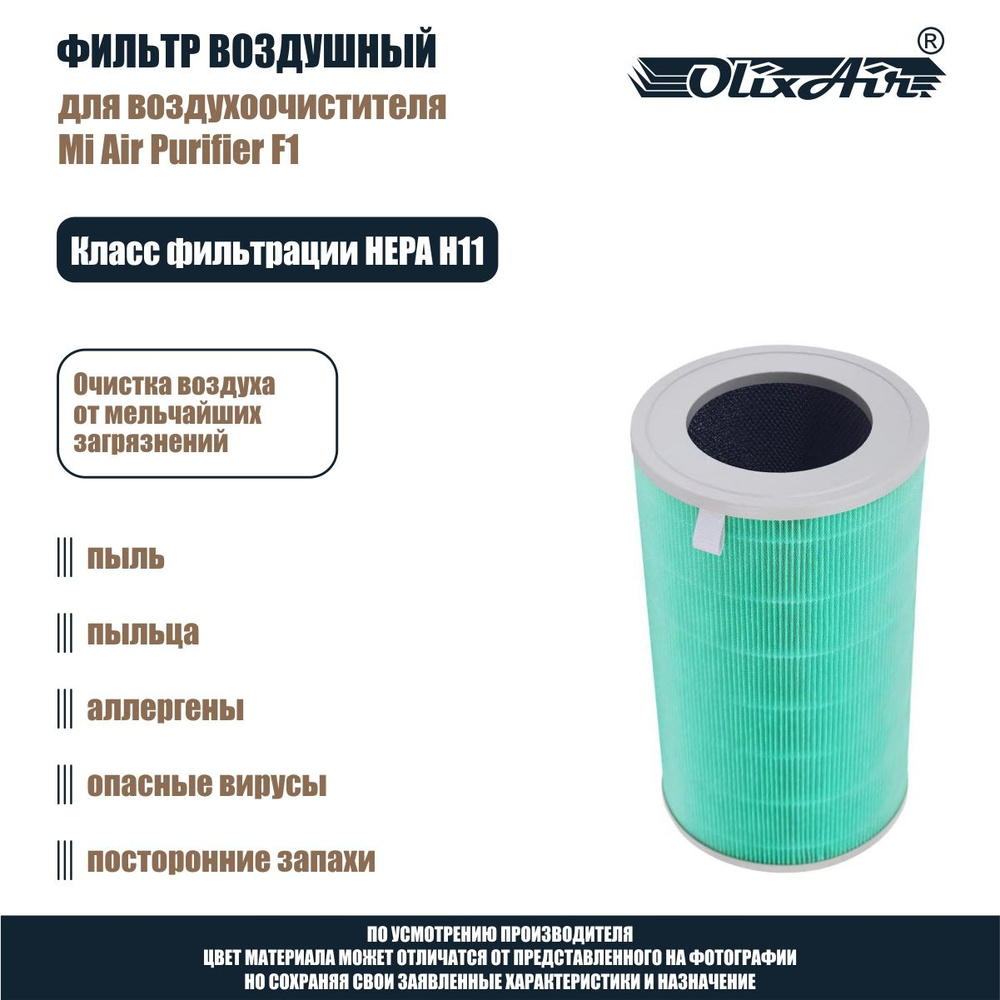 Фильтр воздушный для Mi Air Purifier F1 c меткой RFID, HEPA H11 (AFEP7EG3TF-A01). XF1  #1