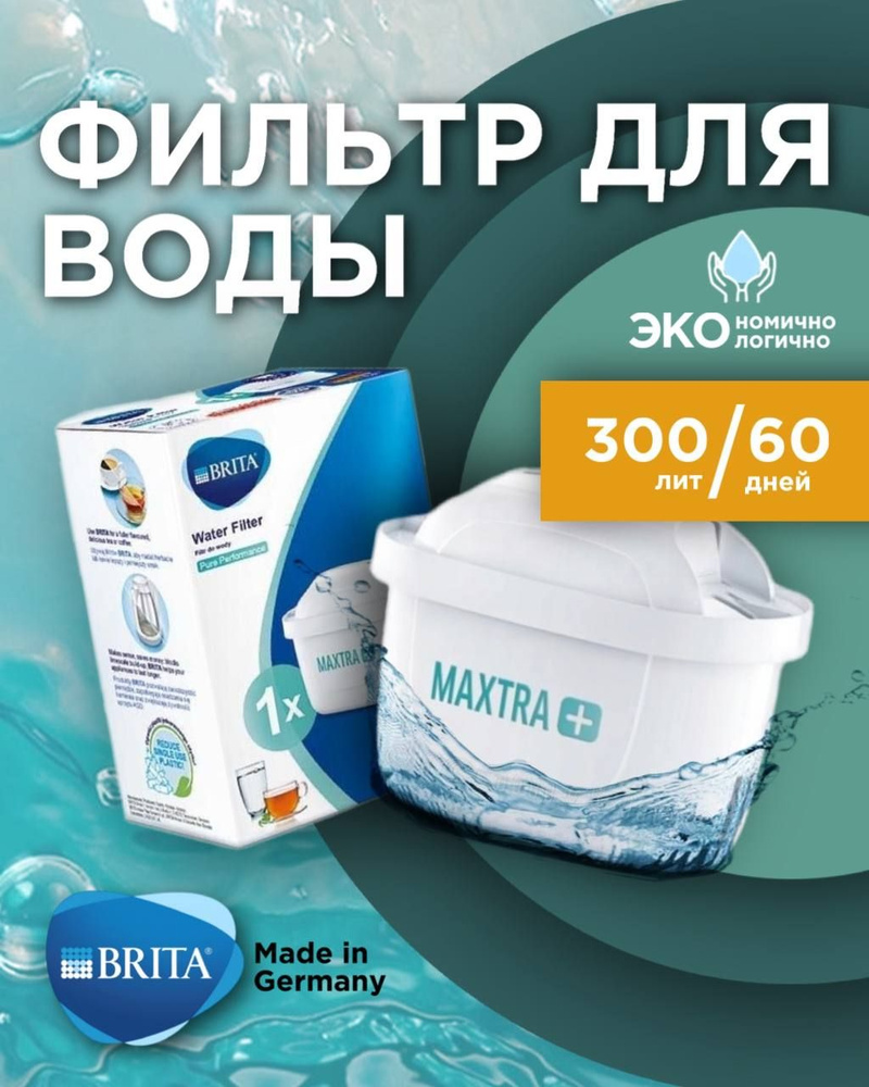 Картридж сменный BRITA (Брита) Maxtra (Макстра) Universal (Универсальный) 1 шт  #1