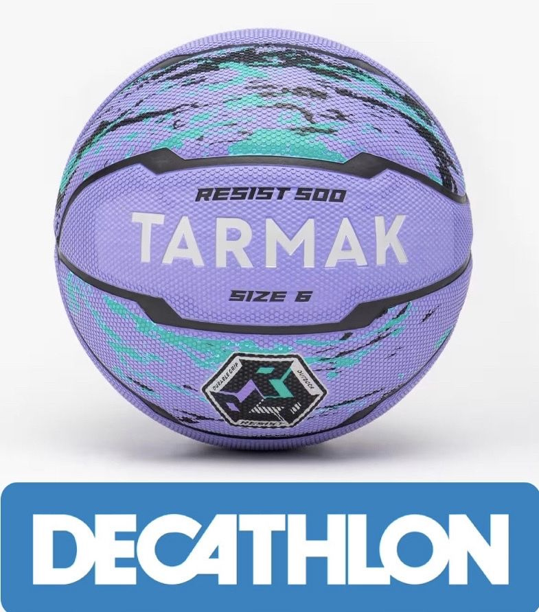 DECATHLON Мяч баскетбольный, 6 размер, пурпурный #1