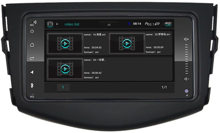 Магнитола в штатное место 2 din Toyota RAV4 3 (XA30) (2005-2016) OEM RS6901-RP-TYRV3XW-02 на Android #1