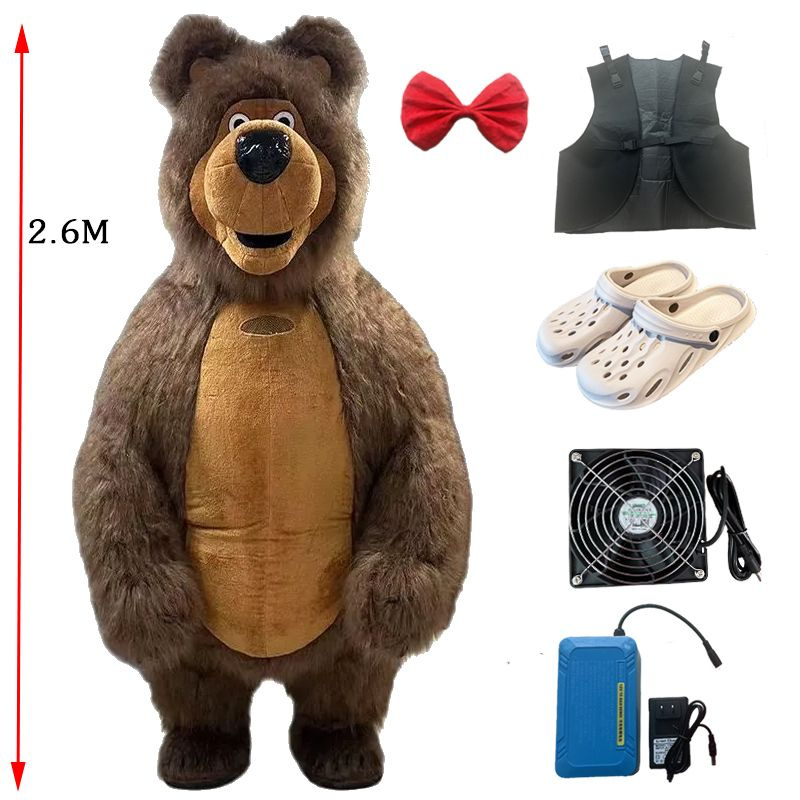 Карнавальный костюм, Ростовая кукла Маша и МедведьНадувной медведь ...