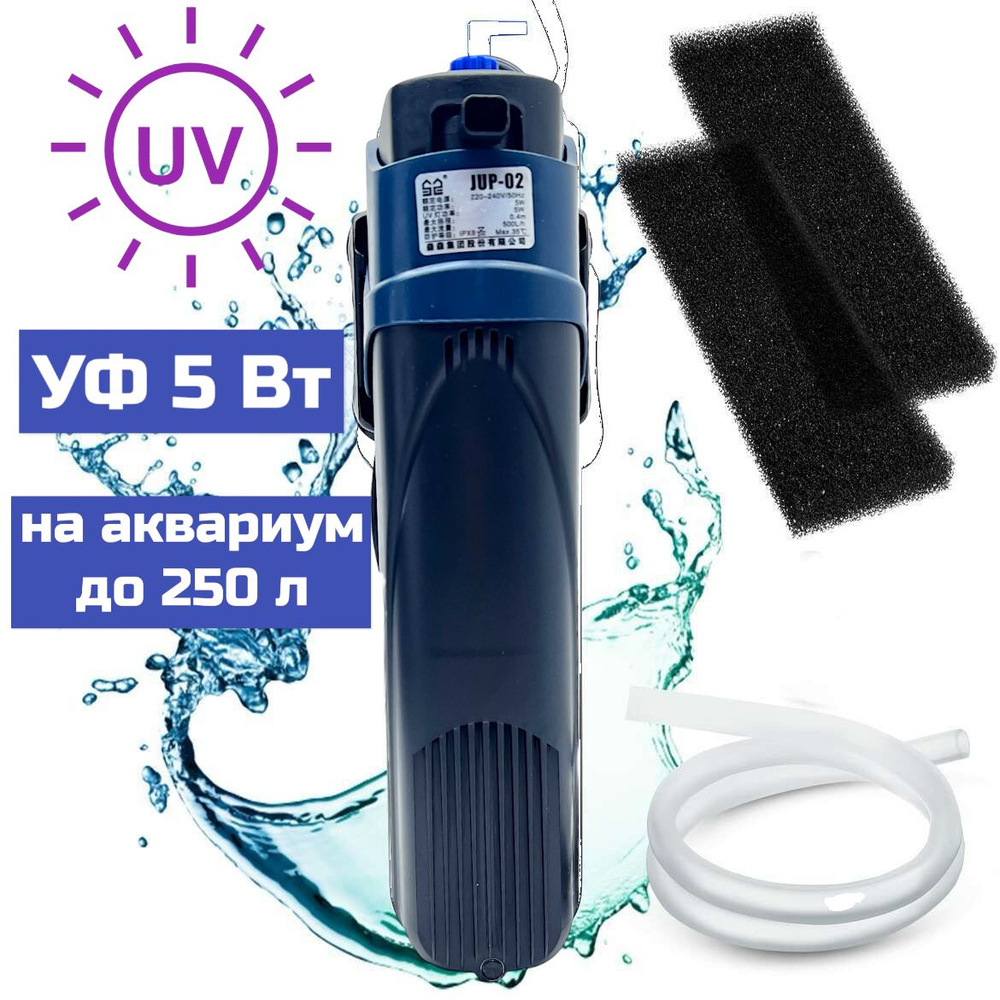Погружной УФ стерилизатор для аквариума SunSun JUP-02 - купить с ...