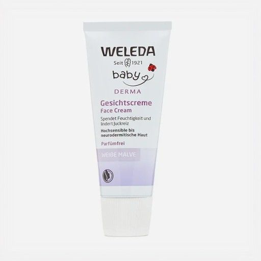 WELEDA крем для гиперчувствительной кожи лица с алтеем WHITE MALLOW FACIAL CREAM  #1