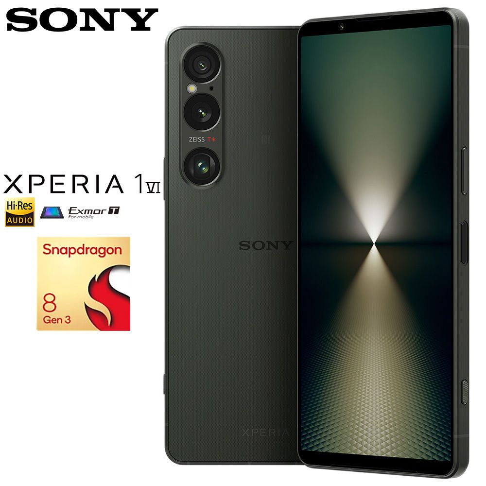 Sony Смартфон Xperia 1 VI XQ-EC72 Глобальная версия Dual SIM Global 12/512  ГБ, темно-зеленый