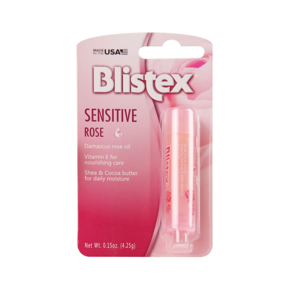 Blistex Sensitive rose бальзам для чувствительных губ с экстрактом розы  #1