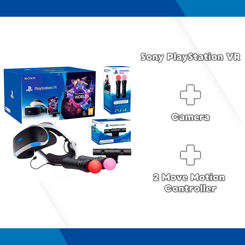 VR-аксессуар Шлем VR Sony PlayStation VR + Camera + 2 Move Motion ...