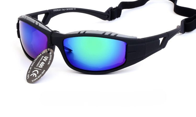 Очки спортивные KiteStar зеленые зеркальные линзы для водных видов ...