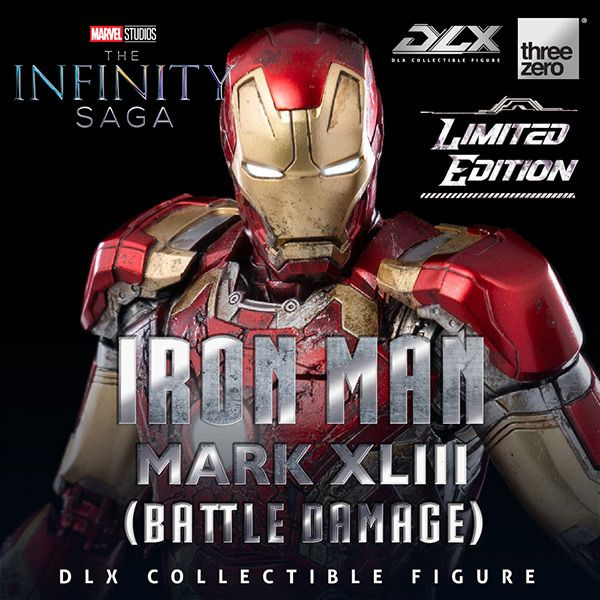 фигурки Threezero Marvel Studios: The Infinity Saga DLX Iron Man Mark 43 (Battle Damage) (17,5 см)  #1