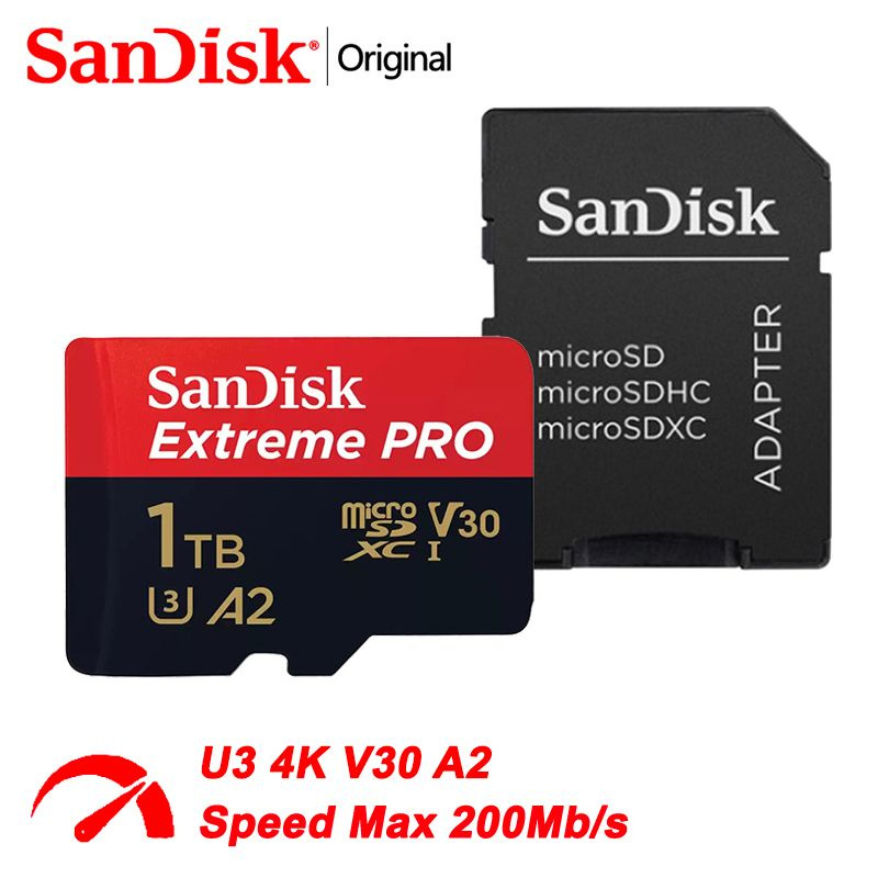 SanDisk Карта памяти Extreme PRO 1 ТБ (SDSQXCD-1T00) #1