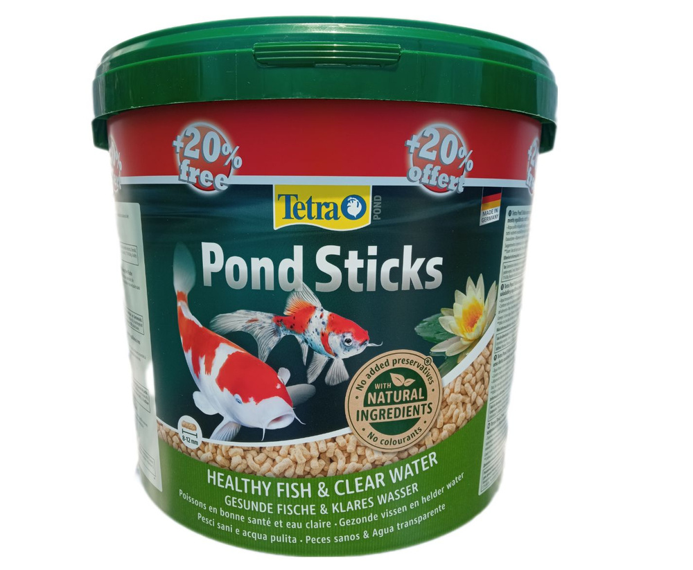 Корм для прудовых рыб в палочках Tetra Pond Sticks, 12л #1