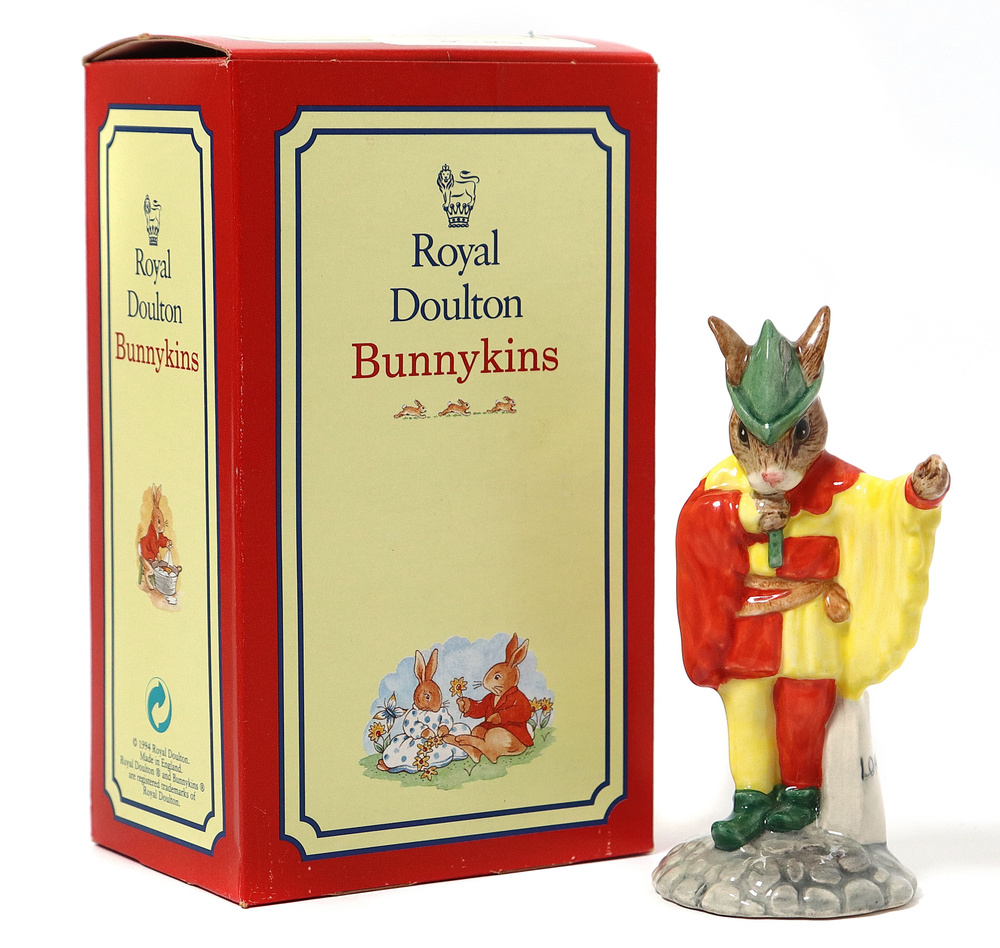 Фарфоровая фигура "Кролик - Менестрель". Англия, Royal Doulton, 1999 год.  #1