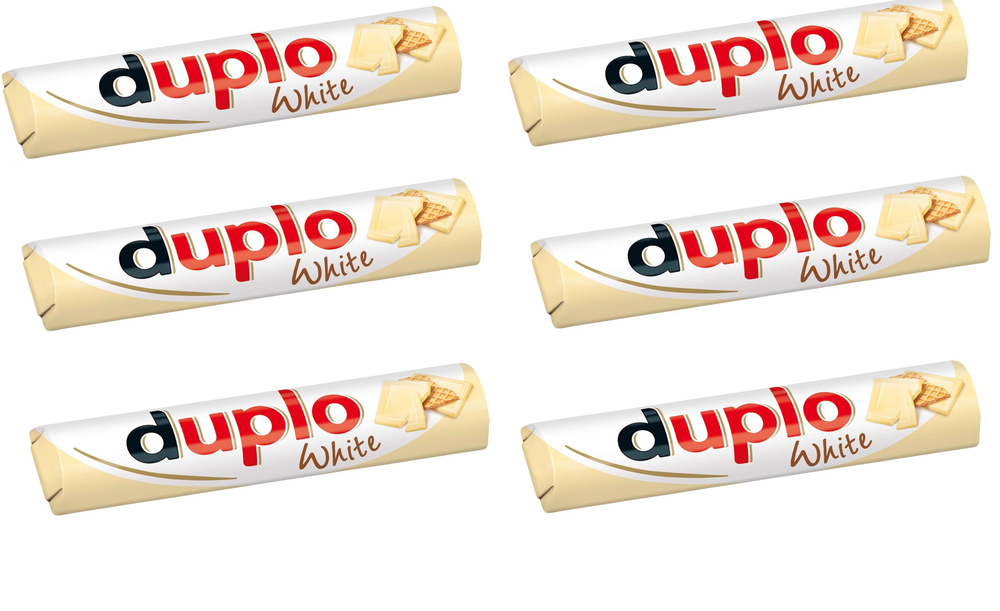 Батончик Ferrero Duplo White, 6 шт по 18 гр #1