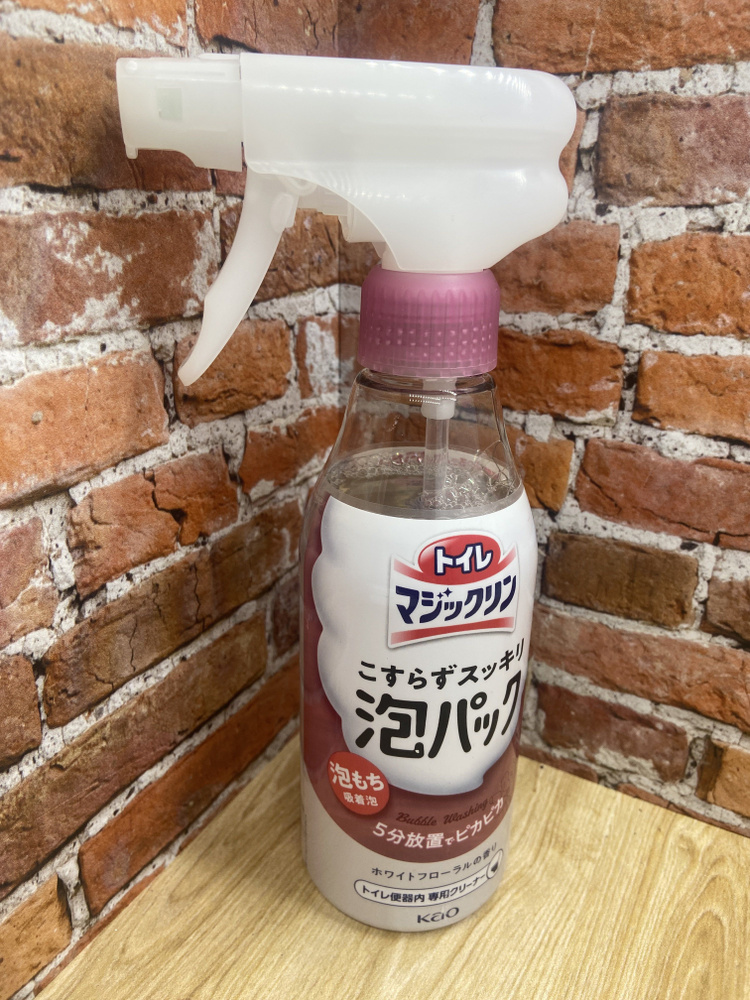 Kao Magiclean Toilet Спрей-пенка для туалета с ароматом белых цветов ...