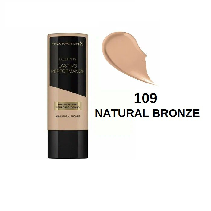 Тональная основа Max Factor Lasting Performance 109 Natural Bronze, 35 г #1