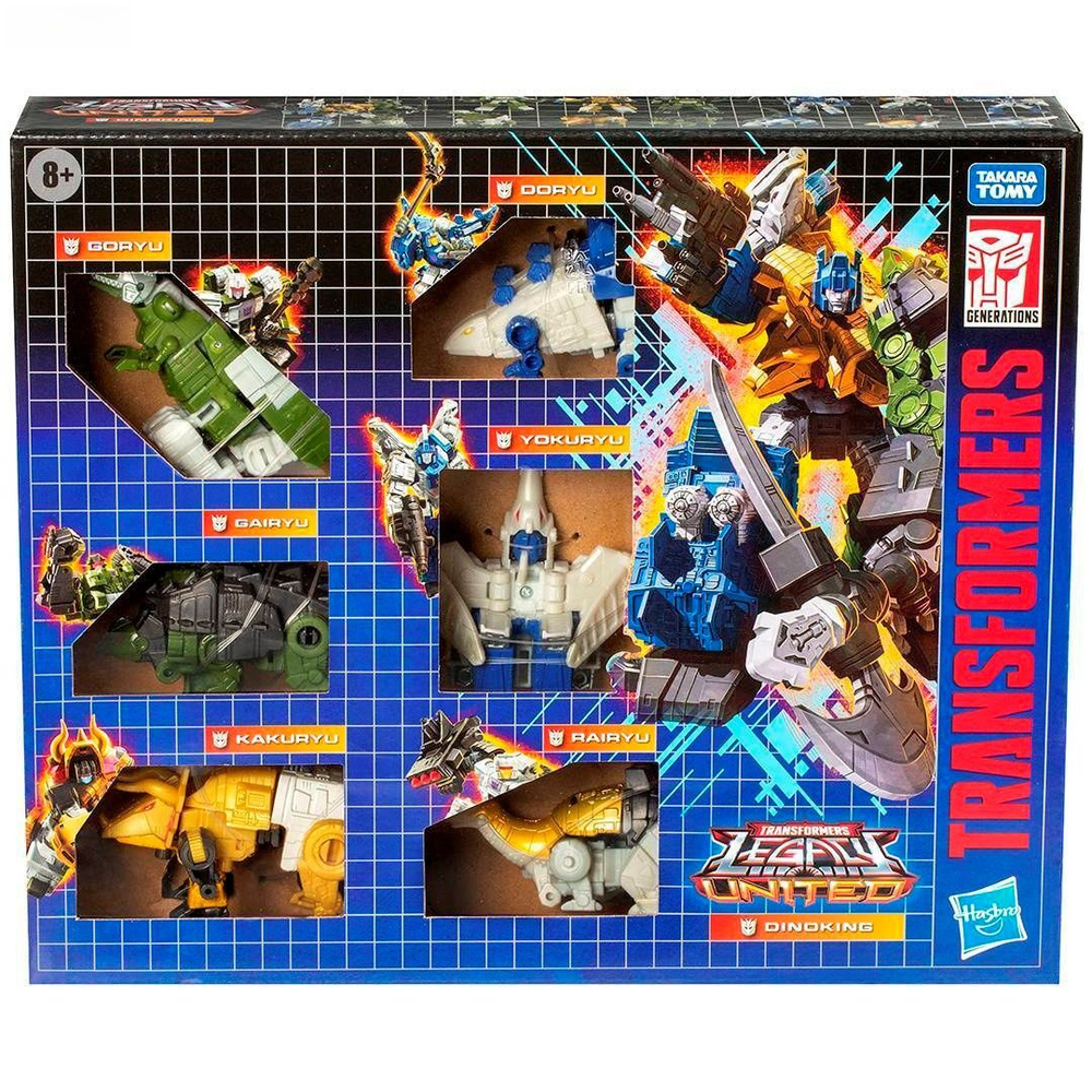 Трансформеры игрушки Hasbro Transformers: Legacy United Decepticon Dinoking Set of 6  #1