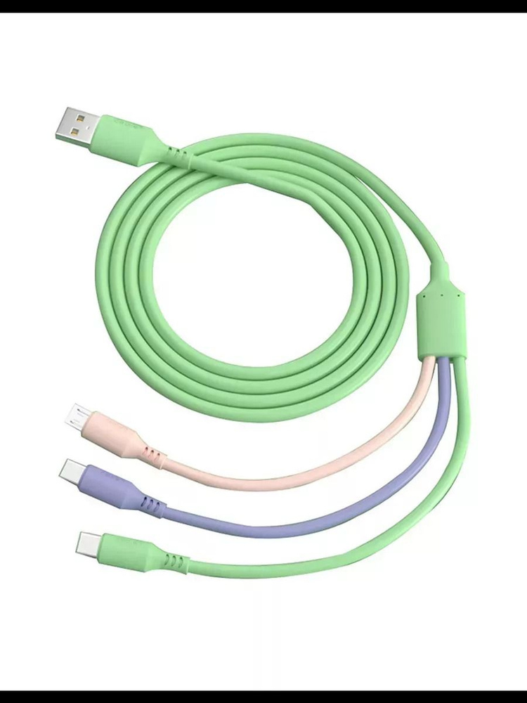 USB-кабель Micro USB Type C Зарядный кабель Мульти USB-порт Шнур для ...