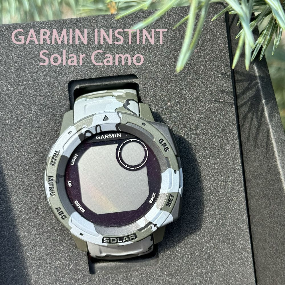 Garmin Умные часы INSTINCT Solar Camo Graphite, 45mm, Graphite #1