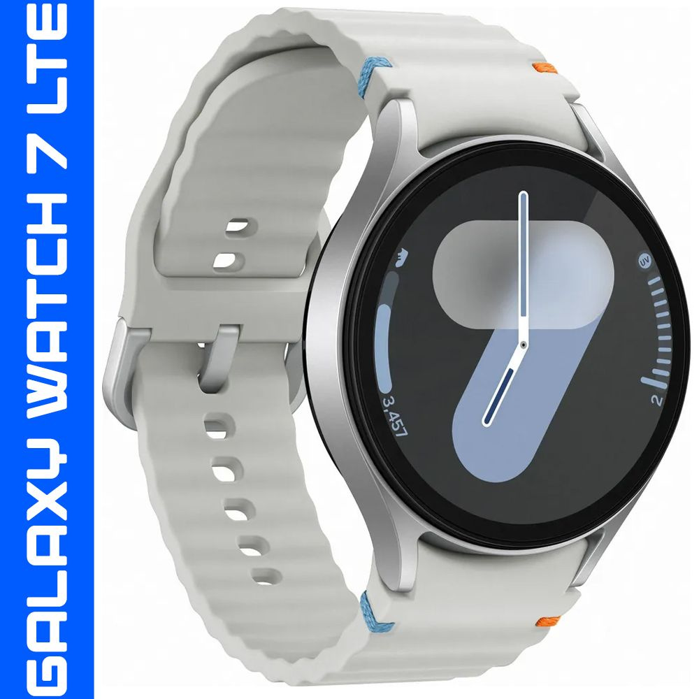 Смарт-часы Samsung Galaxy Watch 7 44mm LTE silver, серебристый #1